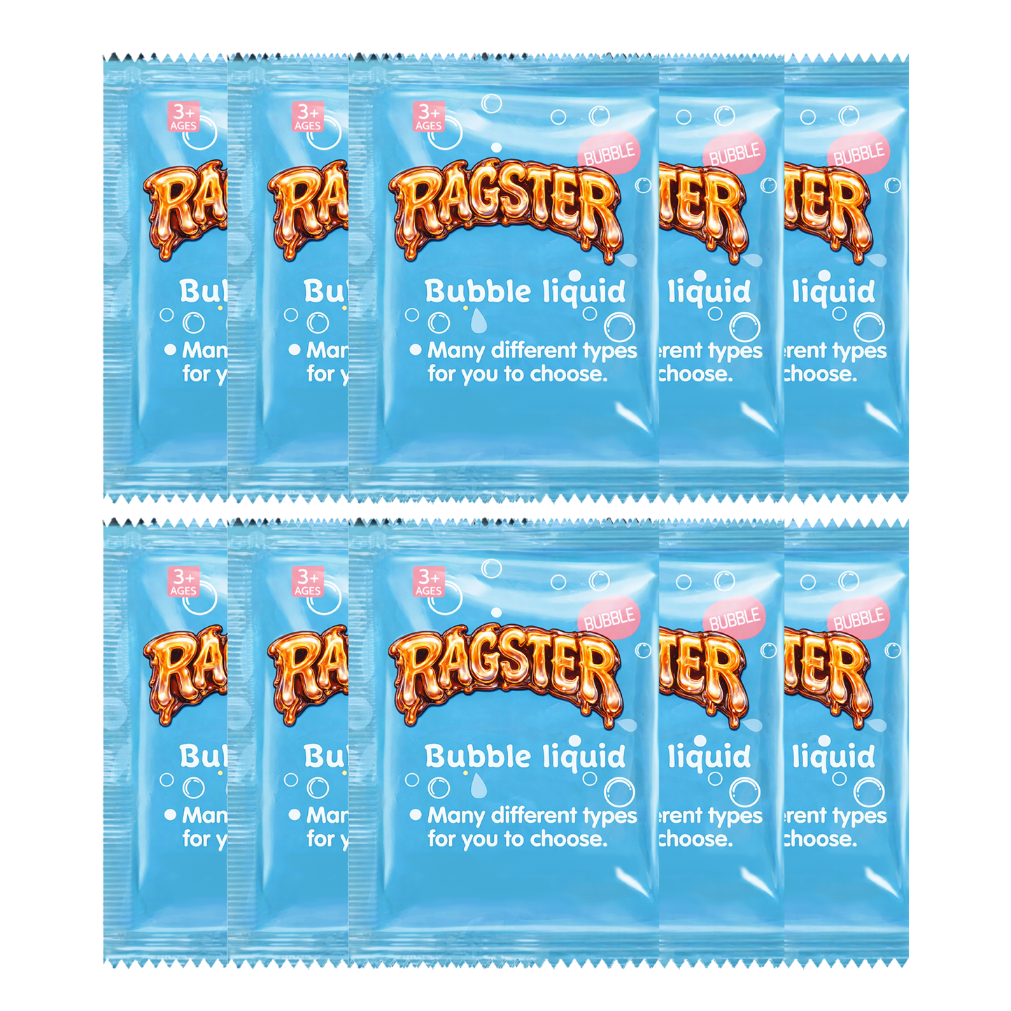Bubble Puff Bubble Solution Refills (10-Pack)