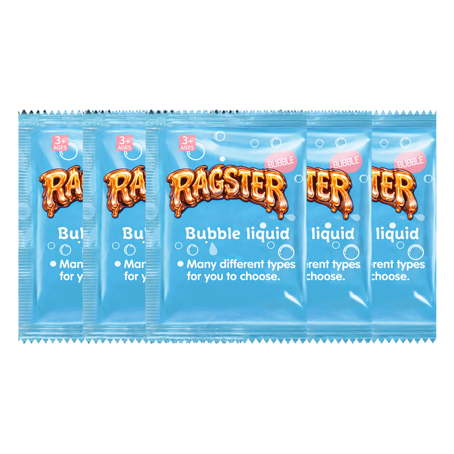 Bubble Puff Bubble Solution Refills (5-Pack)